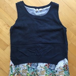 Anthropologie Lace Sweater Tank | Size XS